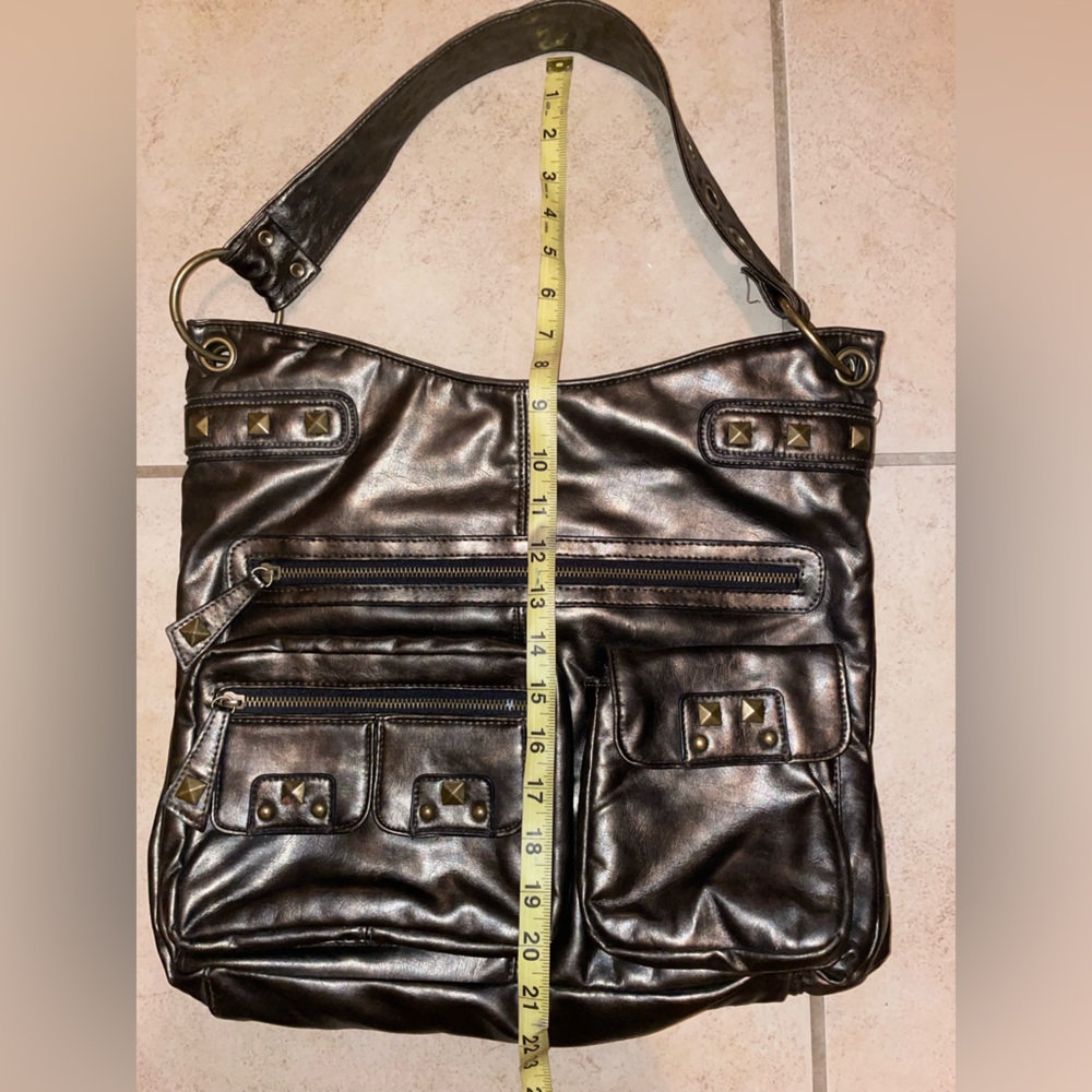 Studded Shoulder Bag EUC - Picture 8 of 10